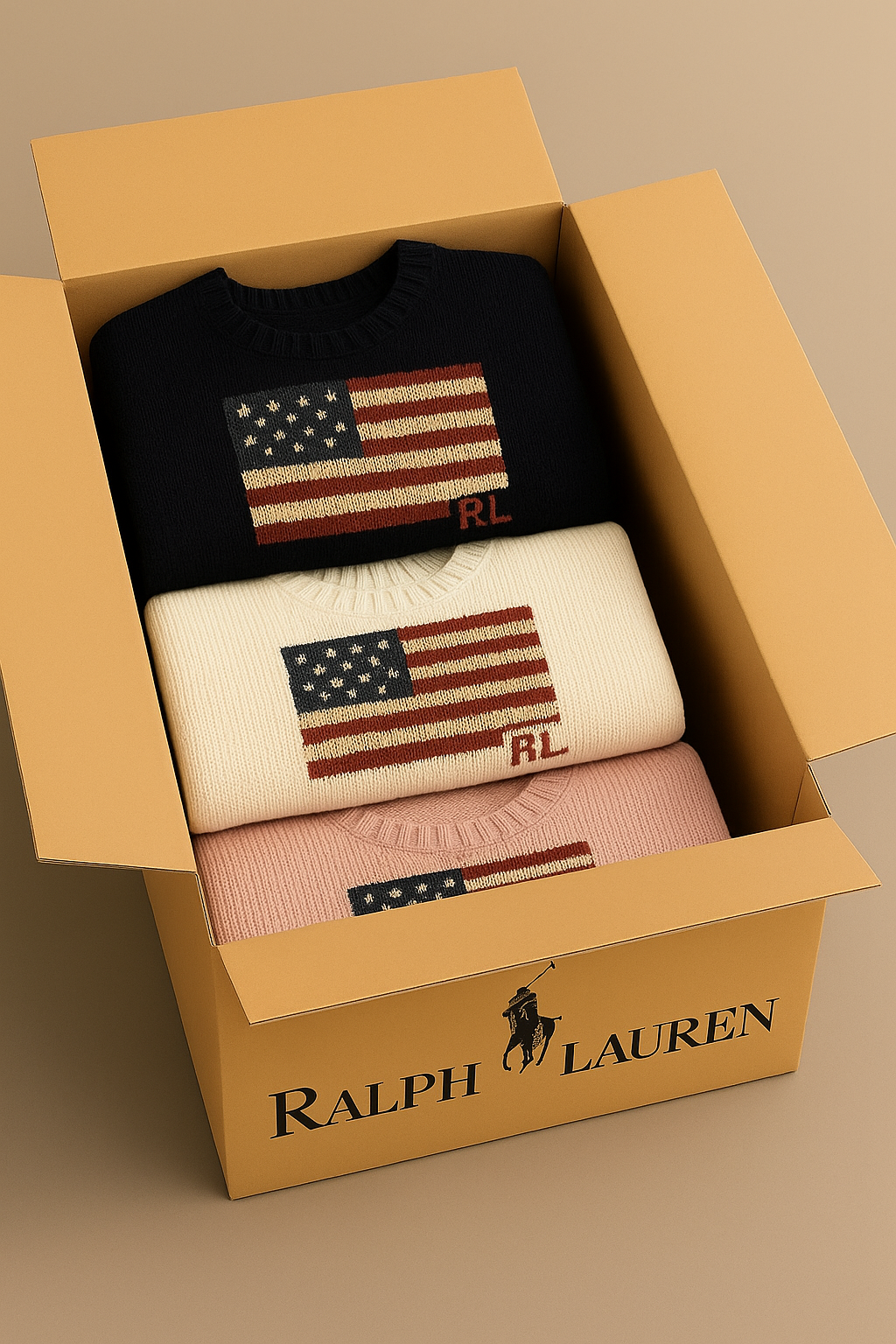 Ralph Lauren Flag Knitwear Box